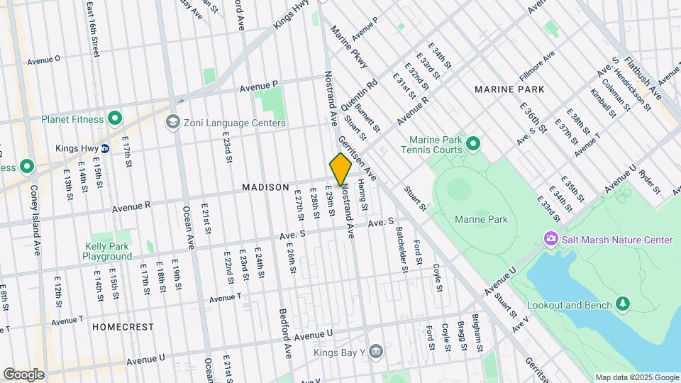 3178 Nostrand Ave Map and Location Details