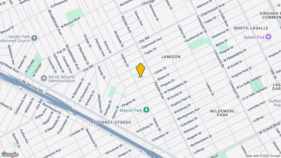 3786 Carter St Map and Location Details