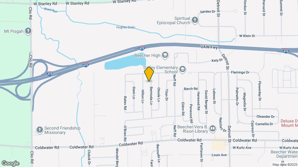 6211 Bermuda Ln Map and Location Details