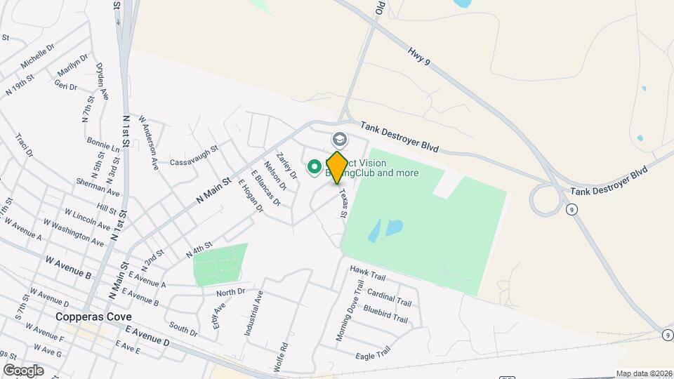 413 E Hogan Dr Map and Location Details