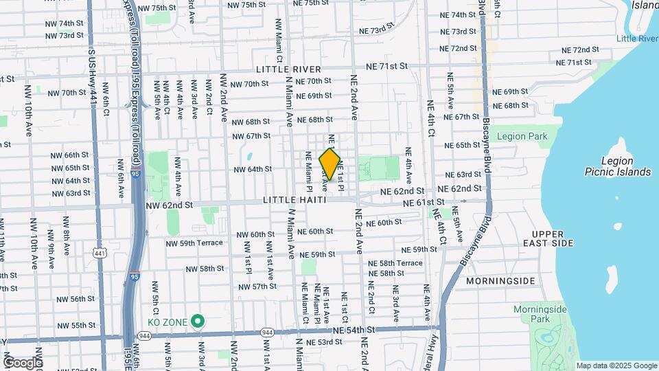 110 NE 63rd St Map and Location Details