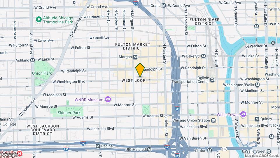 930 W Washington Blvd Map and Location Details
