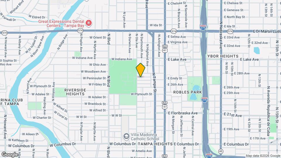 221 W Emily St Map and Location Details