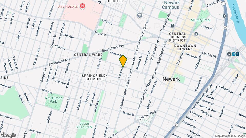 Newark Makerhoods Map and Location Details