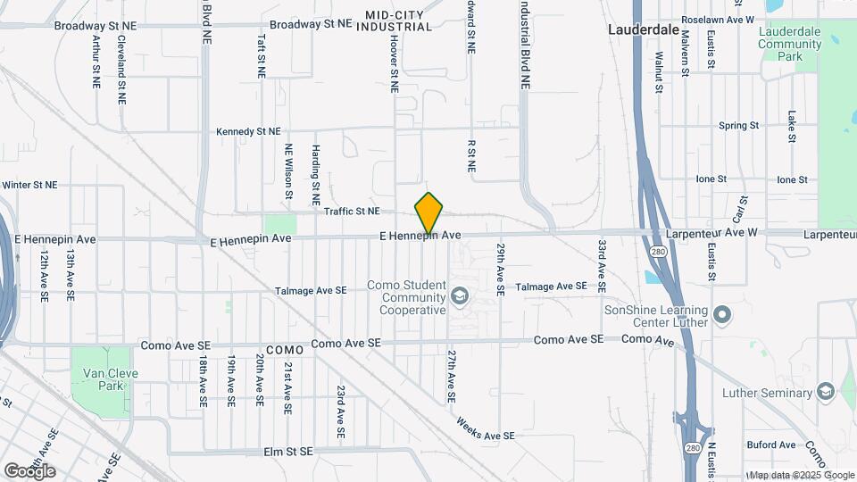 2606 E Hennepin Ave-Unit -4 Map and Location Details