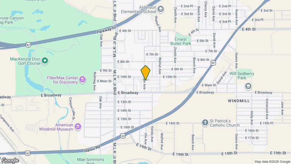 2201 E Main St Map and Location Details