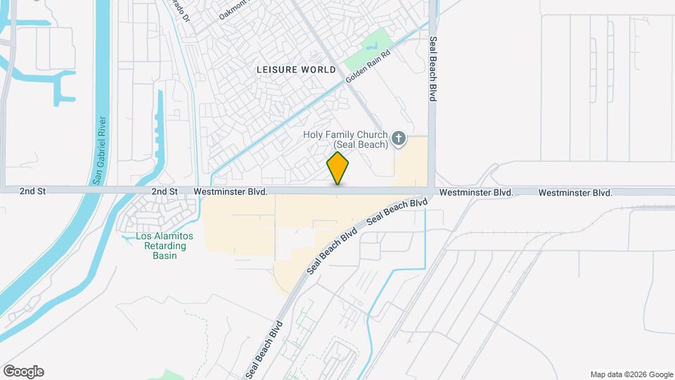 Seal Beach Leisure World Map and Location Details
