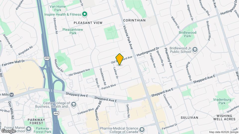 117 Pindar Crescent Map and Location Details