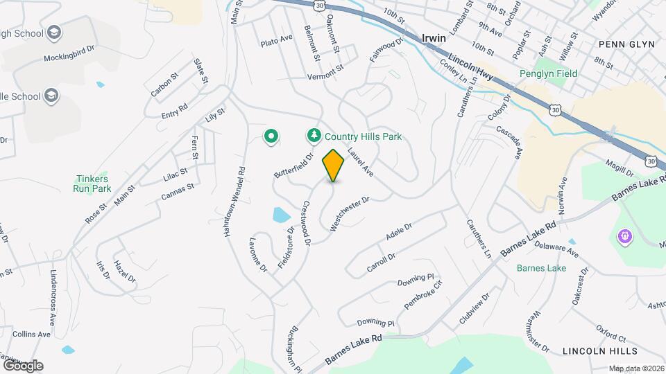 584 Cedardale Dr Map and Location Details