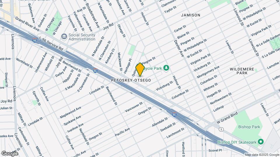 4412 W Euclid St Map and Location Details