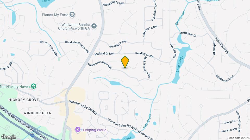 1254 Parkwood Chase NW Map and Location Details