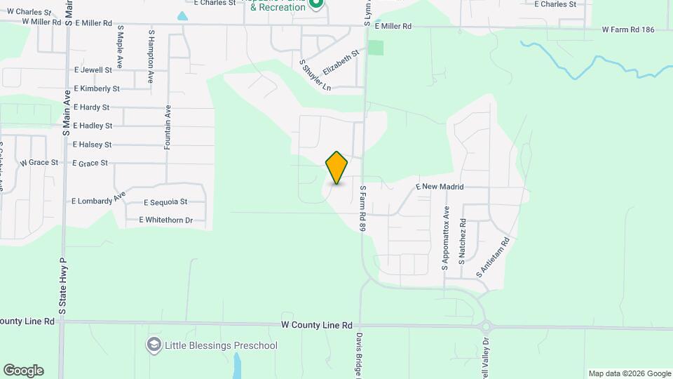 970 E Vly Trl Dr Map and Location Details