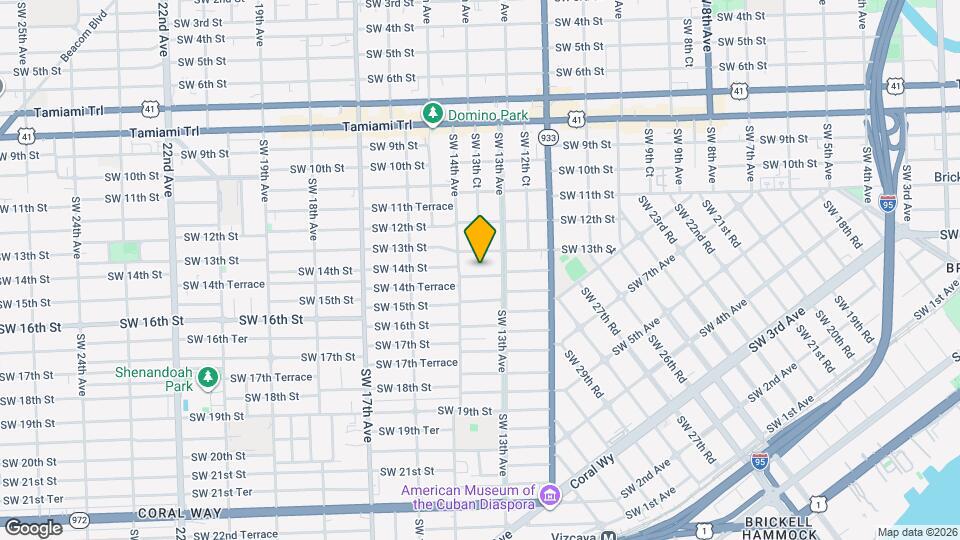 1345 SW 14th St Map and Location Details