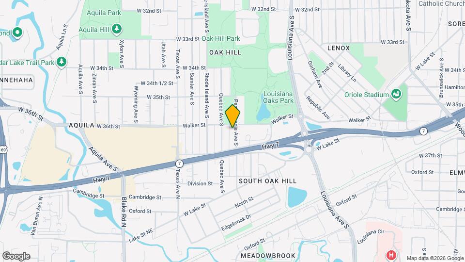 3610 Pennsylvania Ave S Mapa y Detalles de la Ubicación