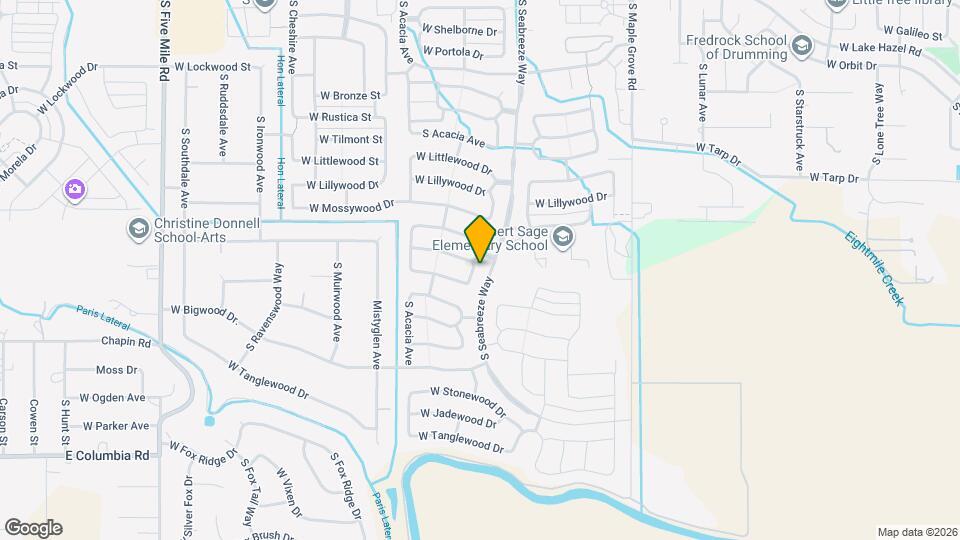 7132 S Kaywood Ave Mapa y Detalles de la Ubicación