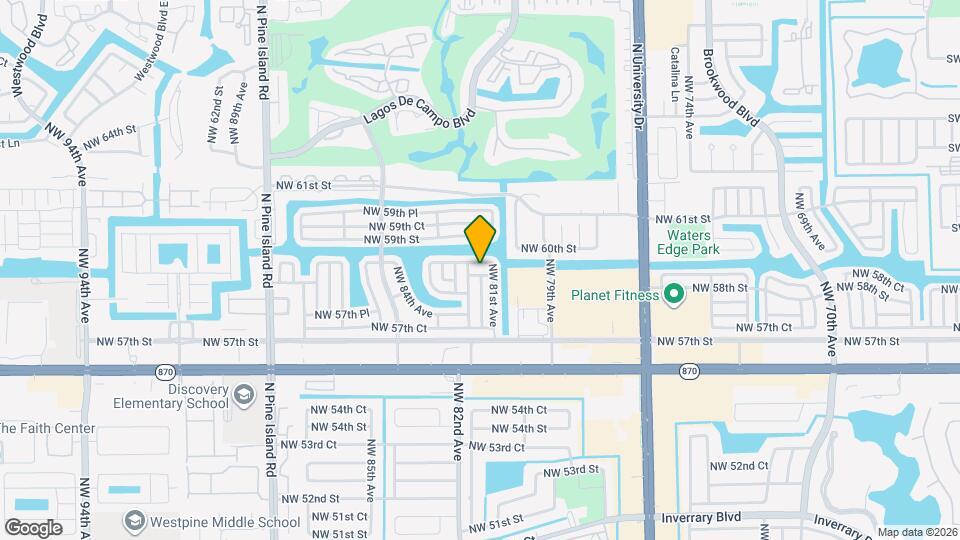 8107 NW 58th Ct Mapa y Detalles de la Ubicación