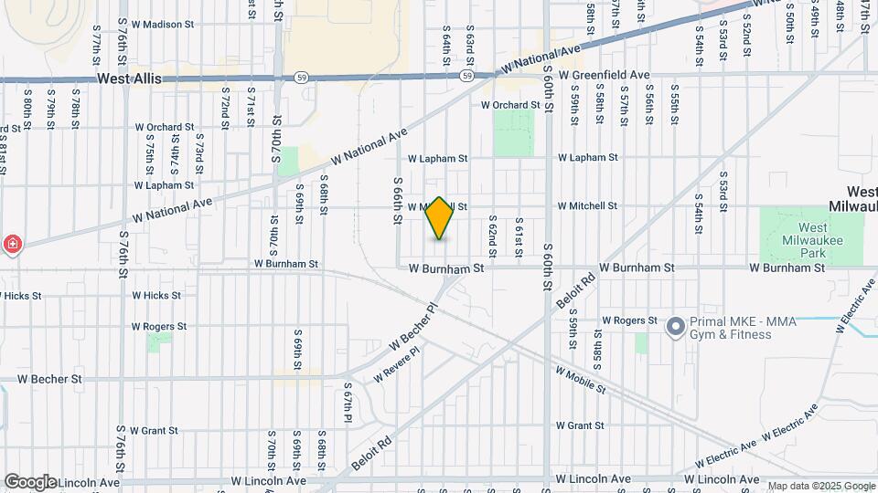 1801 S 64th St Map and Location Details