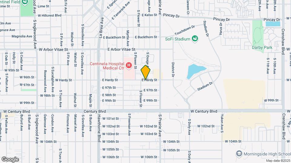 632 E Hardy St Mapa y Detalles de la Ubicación