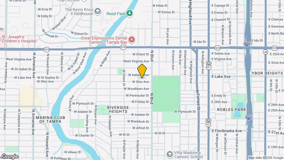 715 W Ohio Ave Map and Location Details