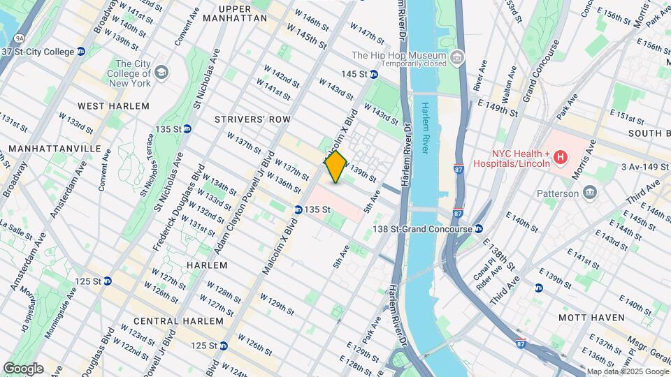 55 W 137th St Map and Location Details