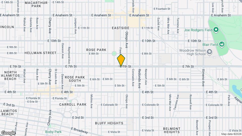 3100-3104 E 7th St Mapa y Detalles de la Ubicación