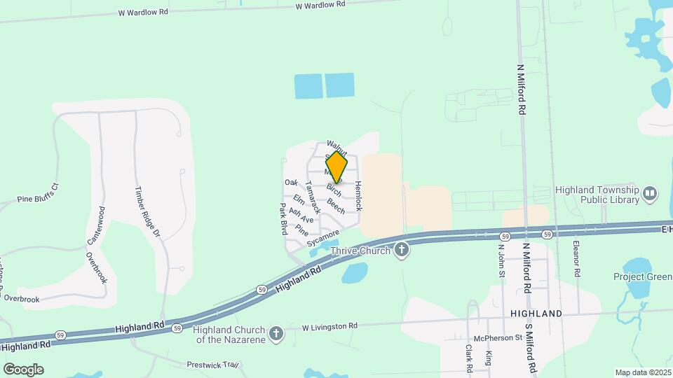 200 Birch Map and Location Details