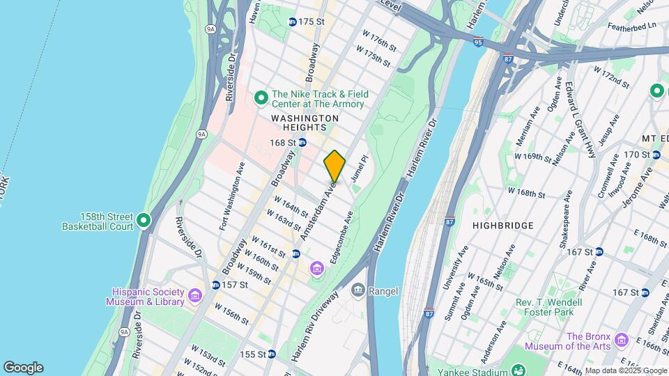 2145 Amsterdam Ave Map and Location Details