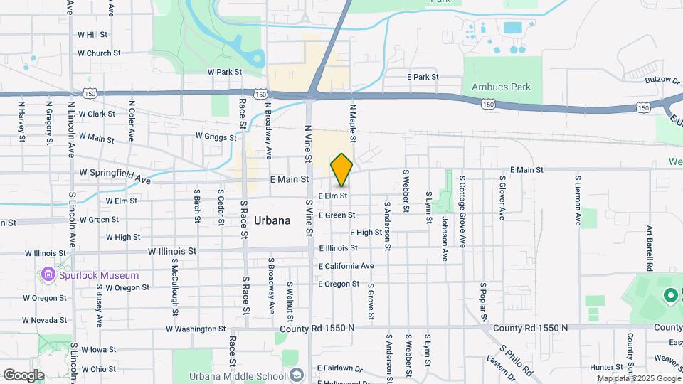 406 E Elm St Map and Location Details