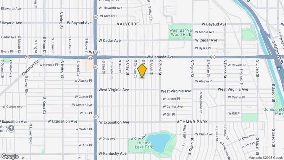 435 S Bryant St Map and Location Details