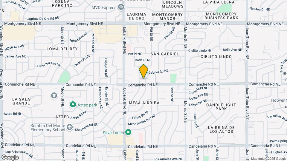 3705 Chapala Dr NE Map and Location Details