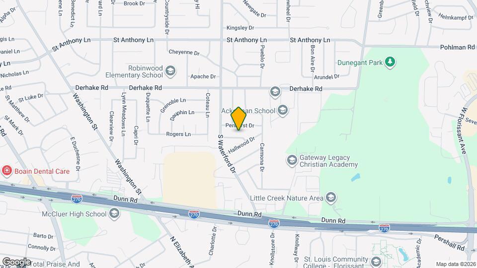 1095 Ozment Dr, Unit 323 Map and Location Details