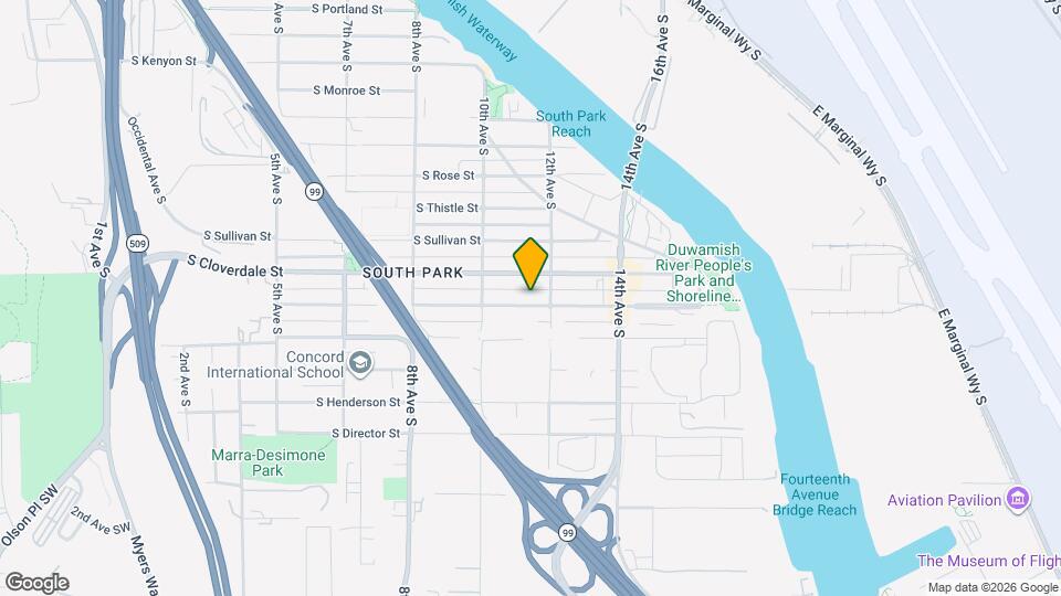 1040 S Donovan St Map and Location Details