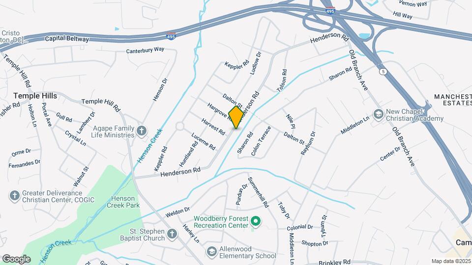 4605 Henderson Rd Map and Location Details