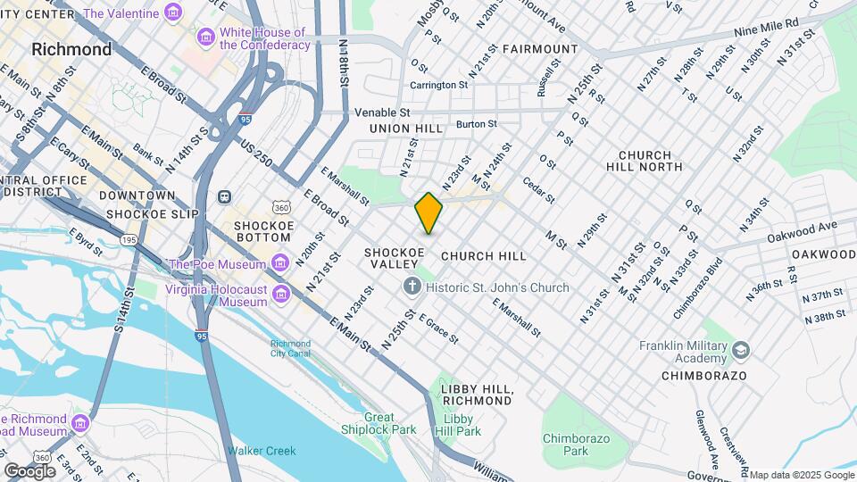 2322 E Marshall St Mapa y Detalles de la Ubicación