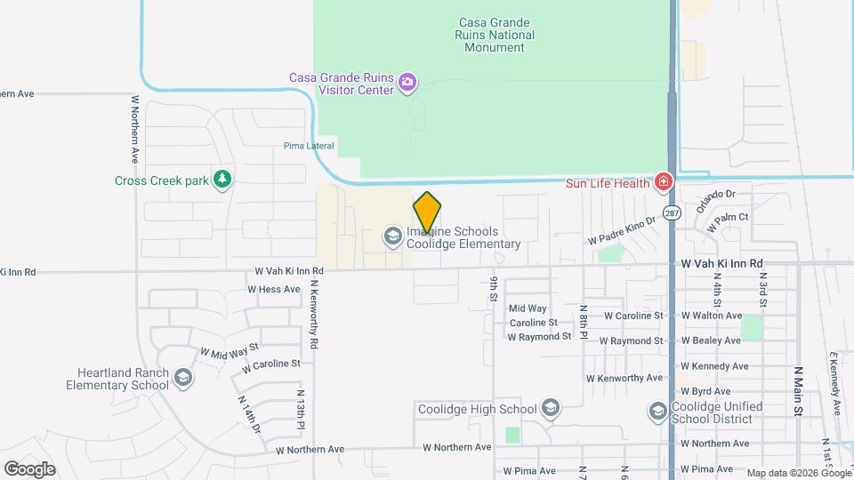961 W Toltec Dr Map and Location Details