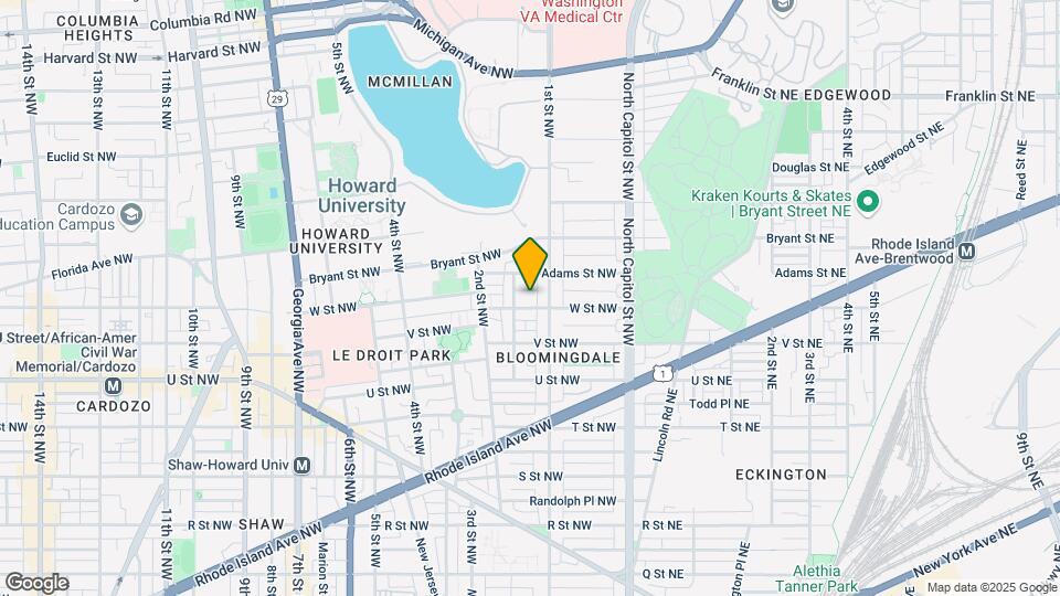 117 W St NW Map and Location Details
