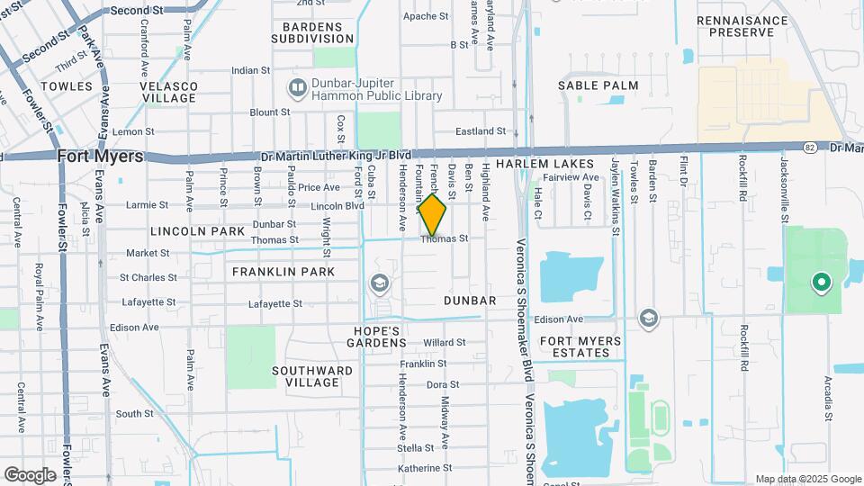 3318 Thomas St Map and Location Details