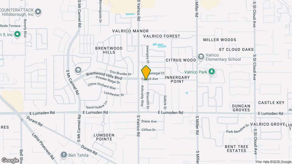 804 Briarcliff Dr Map and Location Details