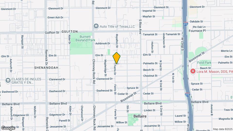 5221 Palmetto St Map and Location Details