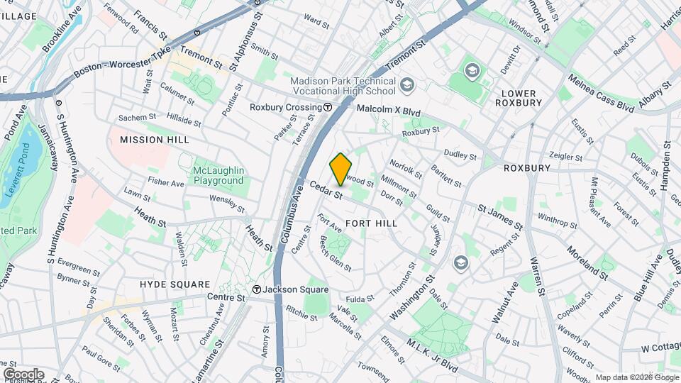 135 Cedar St Map and Location Details