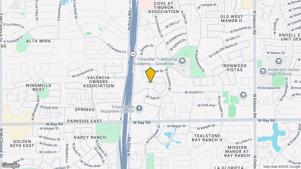 1253 N Spire Ct Map and Location Details