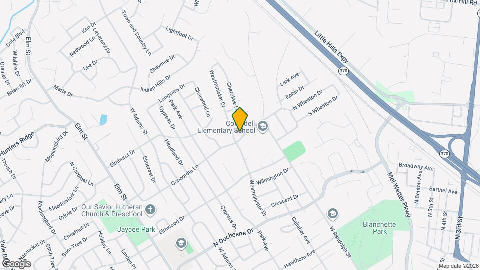 905 Concordia Ln Map and Location Details