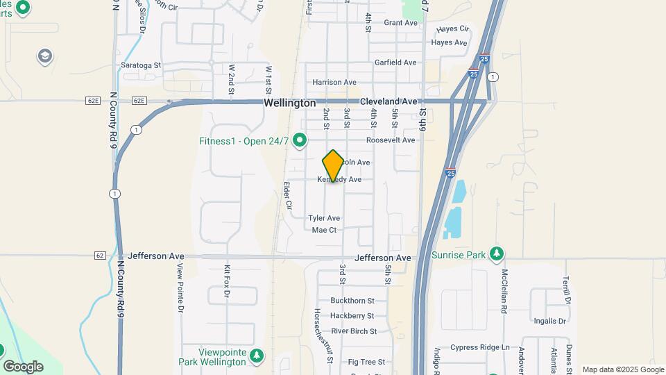 3542 Polk Cir W Map and Location Details