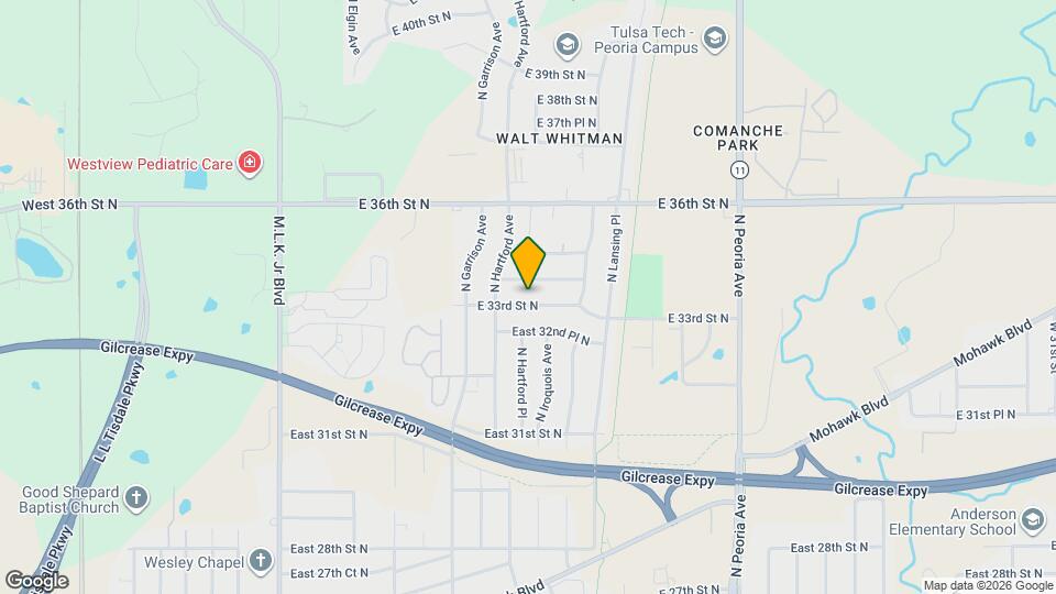 727 E 33rd St N Map and Location Details