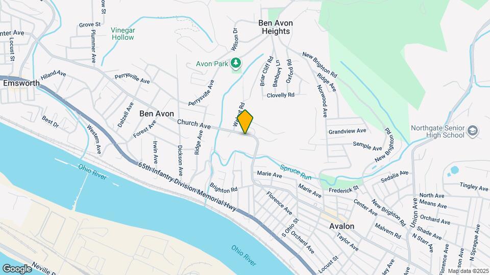 6609 Church Ave Map and Location Details