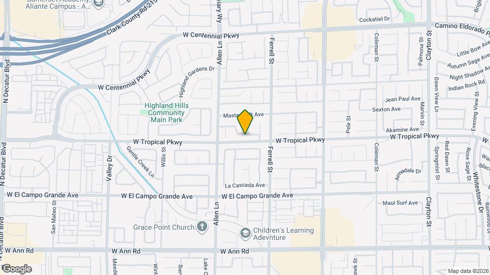 3425 Red Fire Ave Map and Location Details