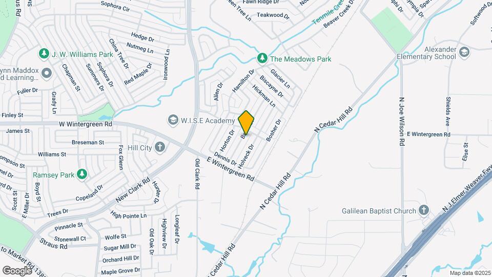 1418 Baker Dr Map and Location Details