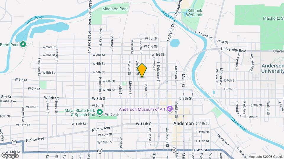 332 W 6th St Mapa y Detalles de la Ubicación