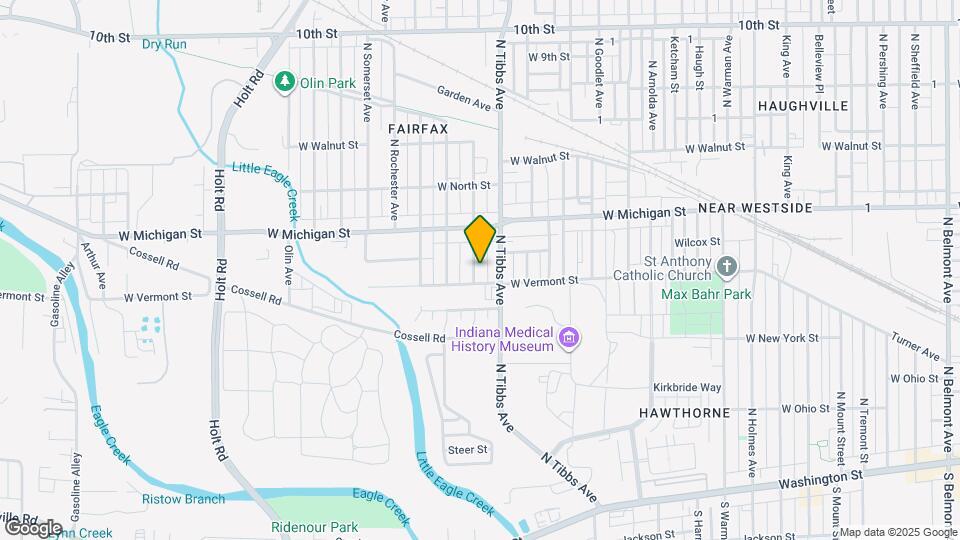 419 N Alton Ave Map and Location Details