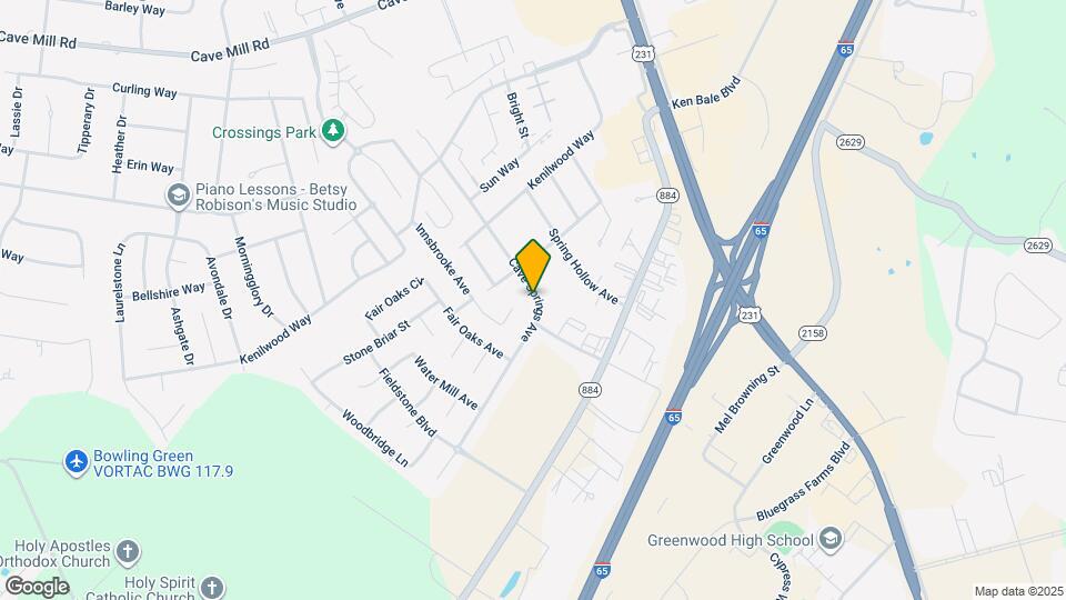 3261 Cave Springs Ave Map and Location Details